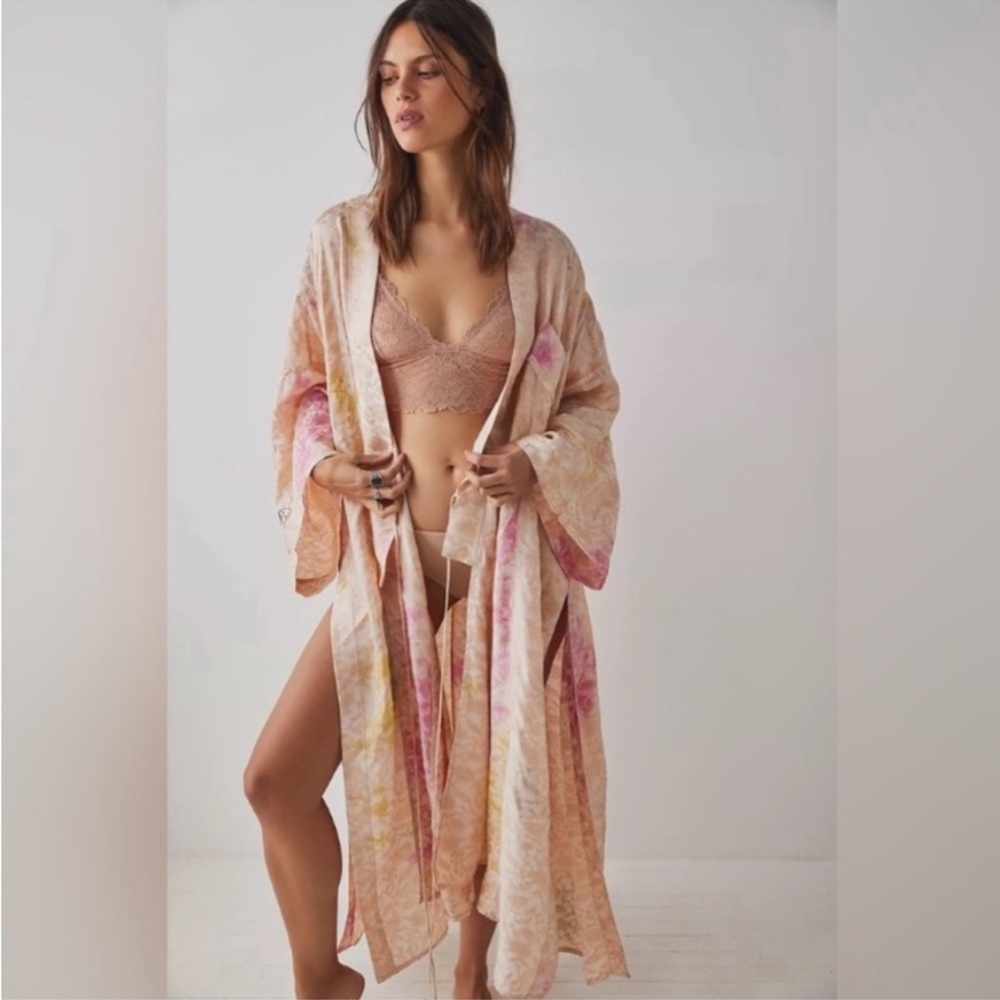 Free People Multicolor Kimono Top